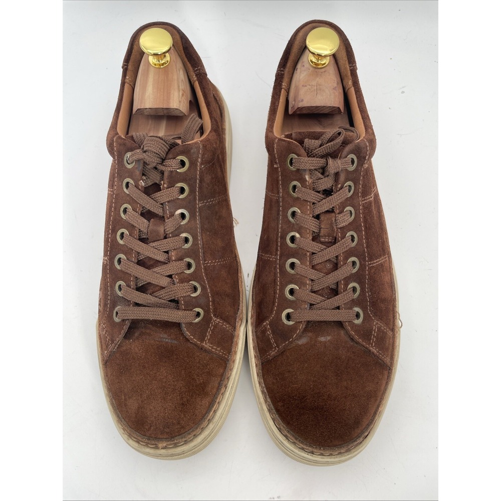 Allen Edmonds Porter City Men's Brown Suede Casual‎ Derby Sneakers 10 D - Picture 2 of 12
